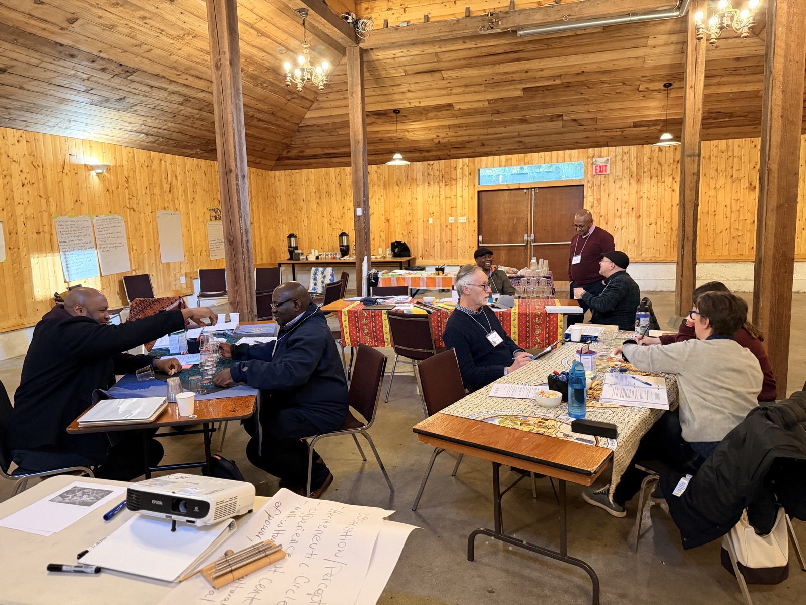 Engage Difference! DUIM participants working in small cohorts at round tables
