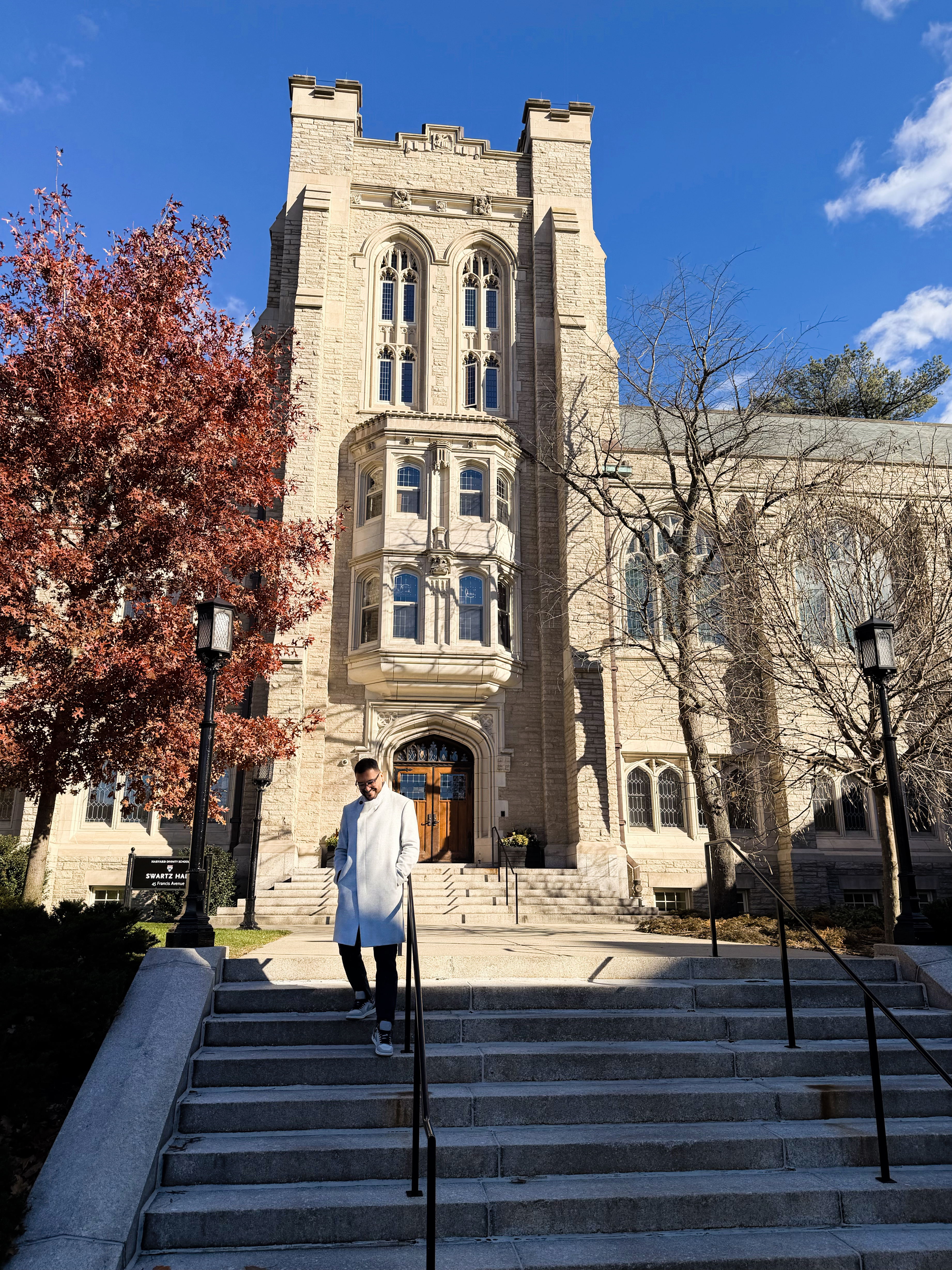 David at Emmanuel College, University of Toronto